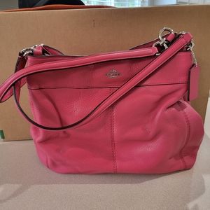 Coach pink leather purse